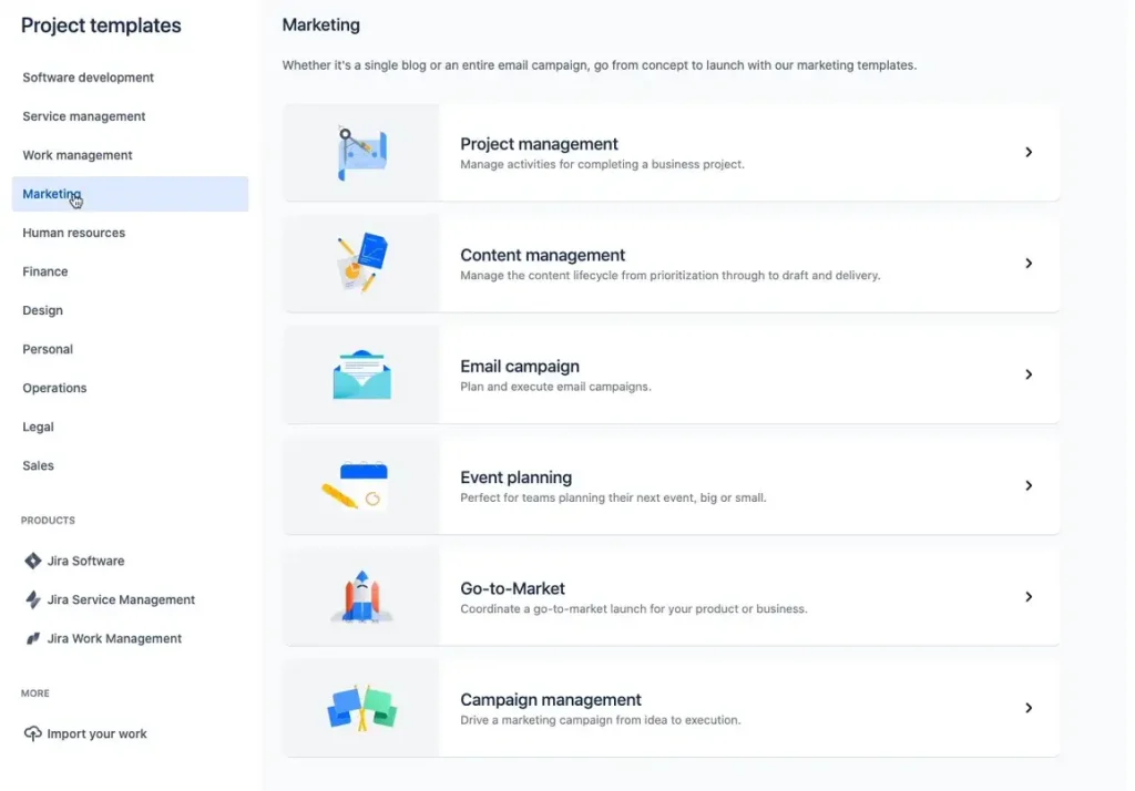 Default workflows