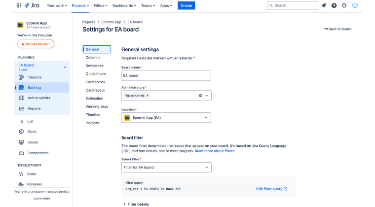 Jira Boards