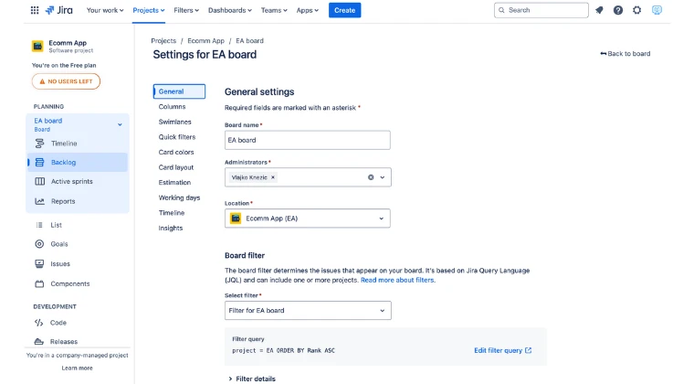 Jira Boards
