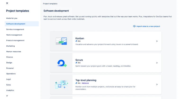 Jira Projects