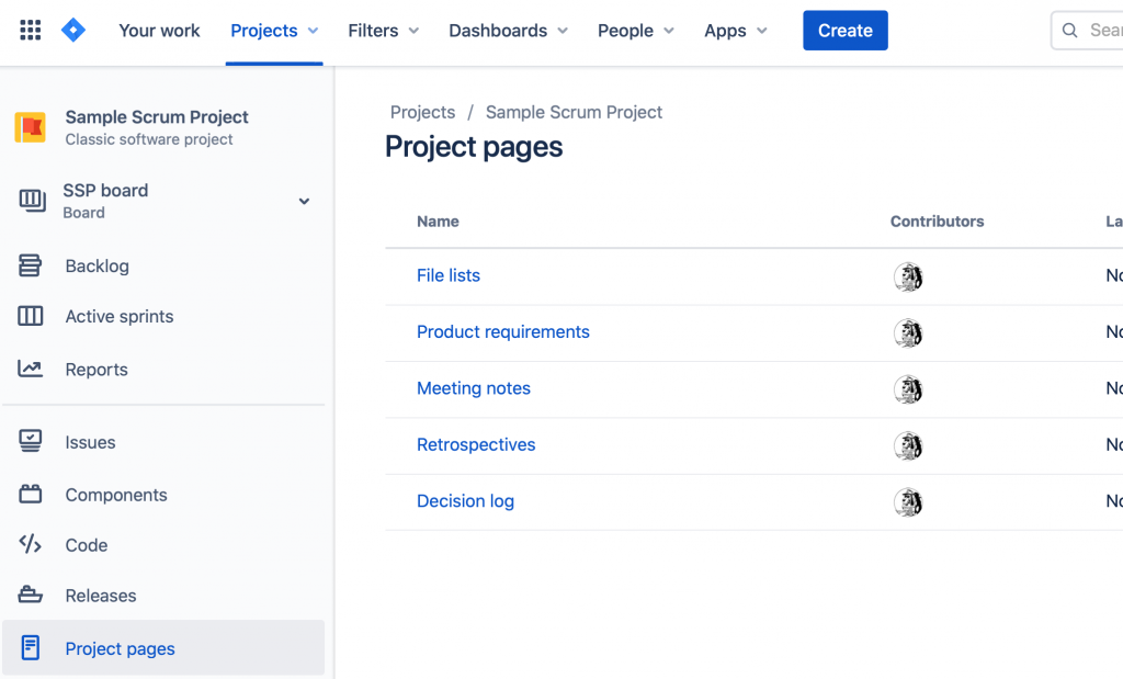 Confluence pages in Jira