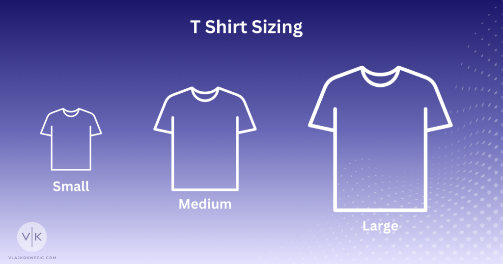 T Shirt Sizing