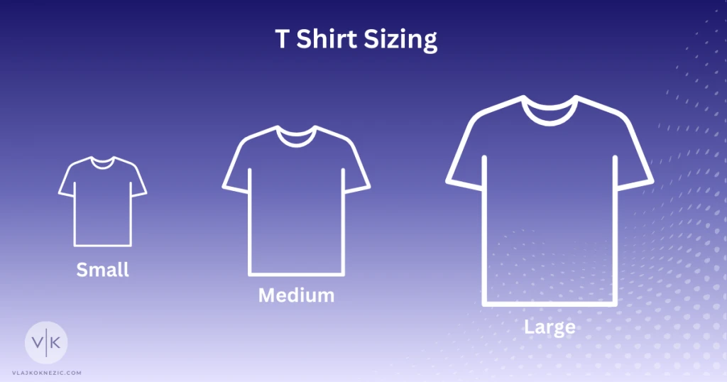 T Shirt Sizing